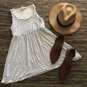 Polka Dot Skater Dress // Forever 21 // Small